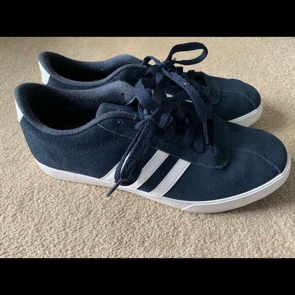 adidas navy blue shoes womens